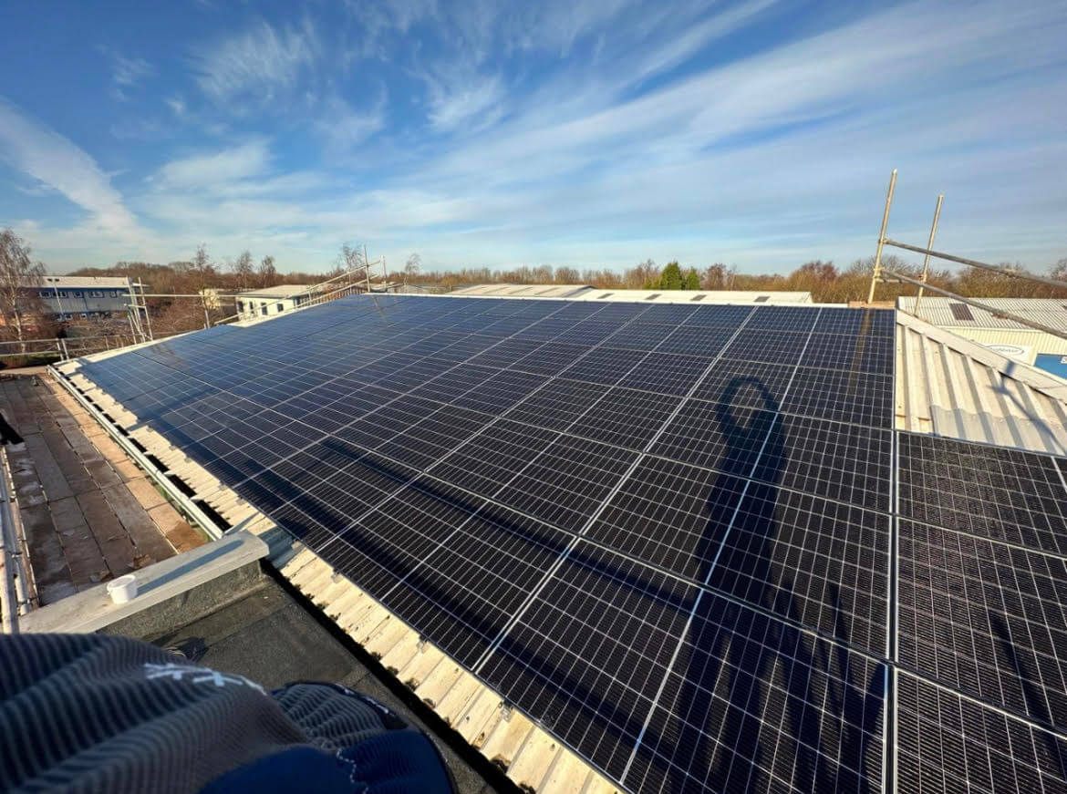 Metal roof Solar Installation Commercial Renewable Energy