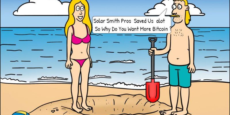 save on solar cartoon