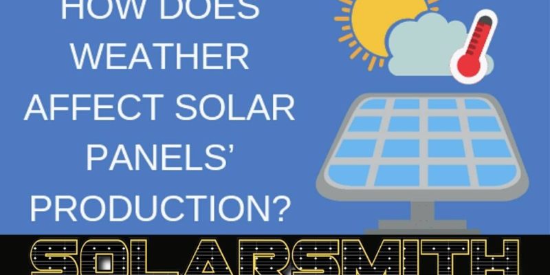 picture of bad weather and solar panel effects